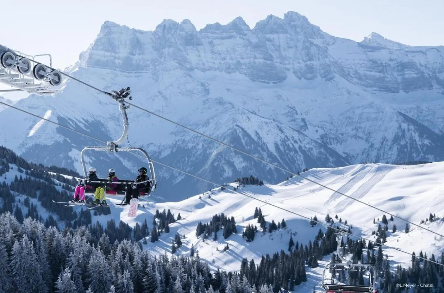 Voinettes Vnb8 Telecabine & Mountain 4 Pers Chatel Apartment